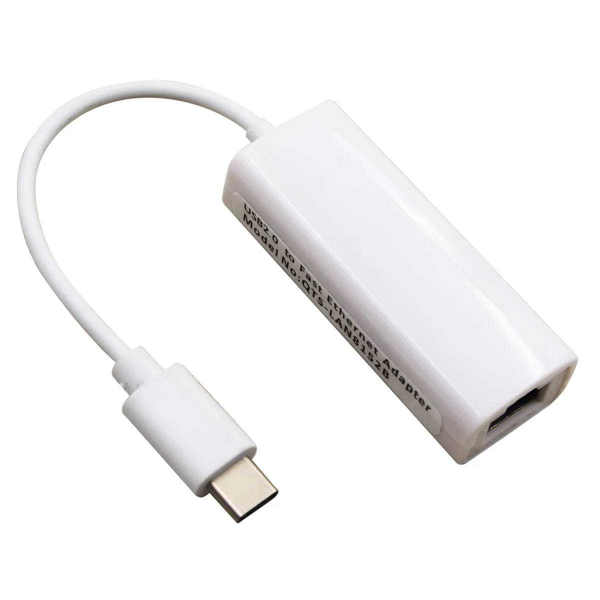 JacobsParts Inc. JacobsParts Inc. USB-LAN-R USB-C to RJ45 Ethernet Adapter 100Mbps 2 pack — product photo