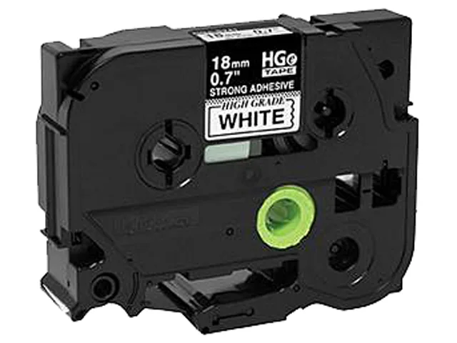 Brother Brother HGES2415PK pos accessory 18mm black on white tape 26.2ft 5 pack — product photo