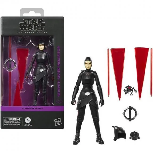 Hasbro Hasbro G25695X00 Star Wars Rebels Black Series Seventh Sister Inquisitor action figure — product photo
