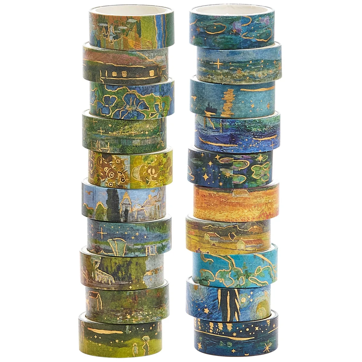 YUBX YUBX YUBX-WTYHJDSC-US20 20 rolls 15 mm x 2 m washi tape — product photo