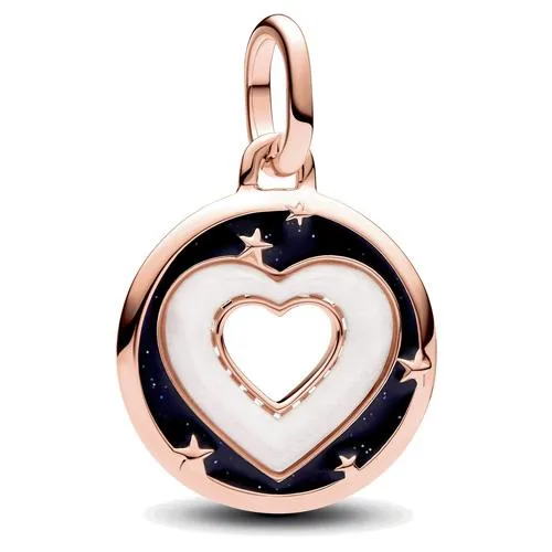 PANDORA PANDORA ME Hearts Medallion Charm 14k Rose Gold — product photo