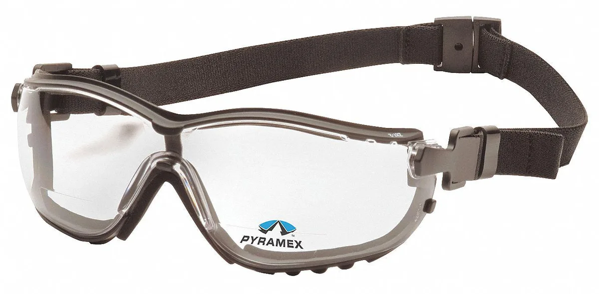 Pyramex Pyramex GB1810STR25 Bifocal Safety Goggles 2.5 Diopter Clear Lens H2X personal protective equipment — product photo
