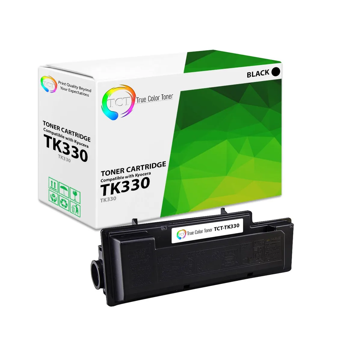 True Color Toner True Color Toner TK330 TK332 Black Toner Cartridge 20000 Pages — product photo