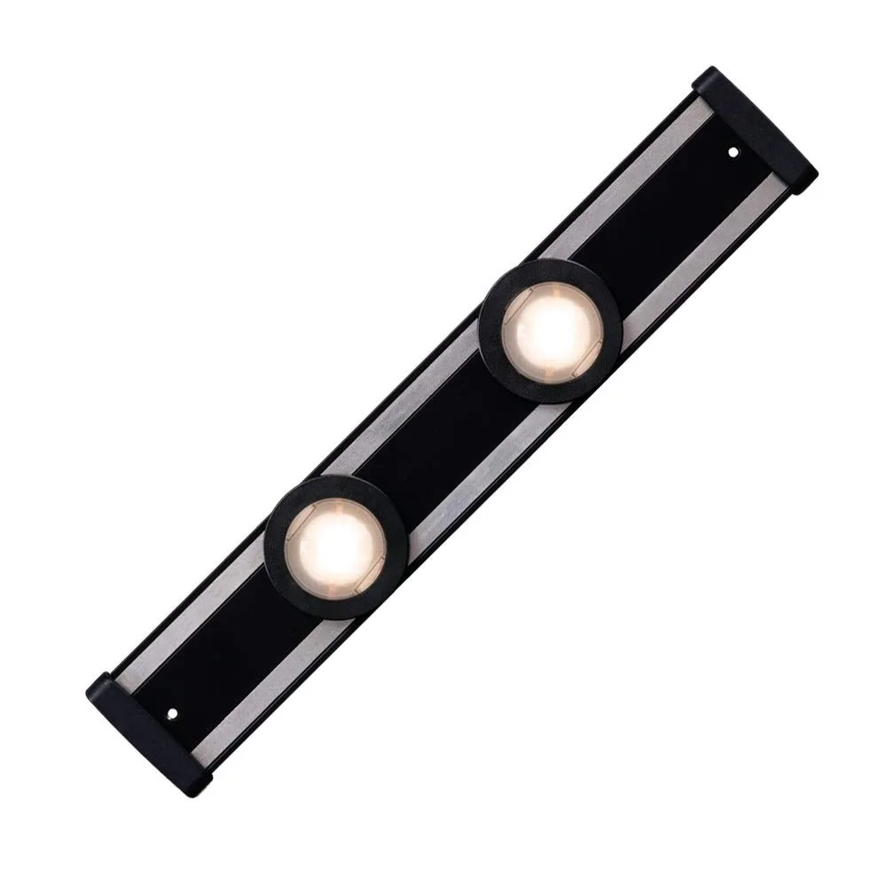 Cooper Lighting Cooper Lighting HALO 12 in LED Black Under Cabinet Puck Light Kit 2 Pucks 3000K — product photo