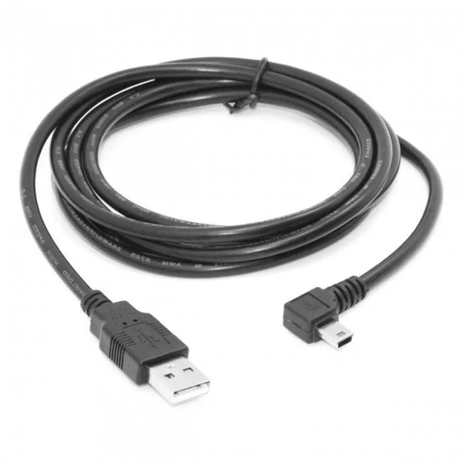xiwai xiwai Mini USB 5-pin Male Left-Angled 90° to USB 2.0 Male Cable 50cm — product photo