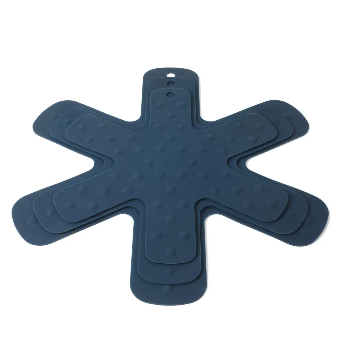 Prime Trivet Set 3-Piece Silicone Trivets Pan Protectors High-Heat Non-Slip Navy — product photo