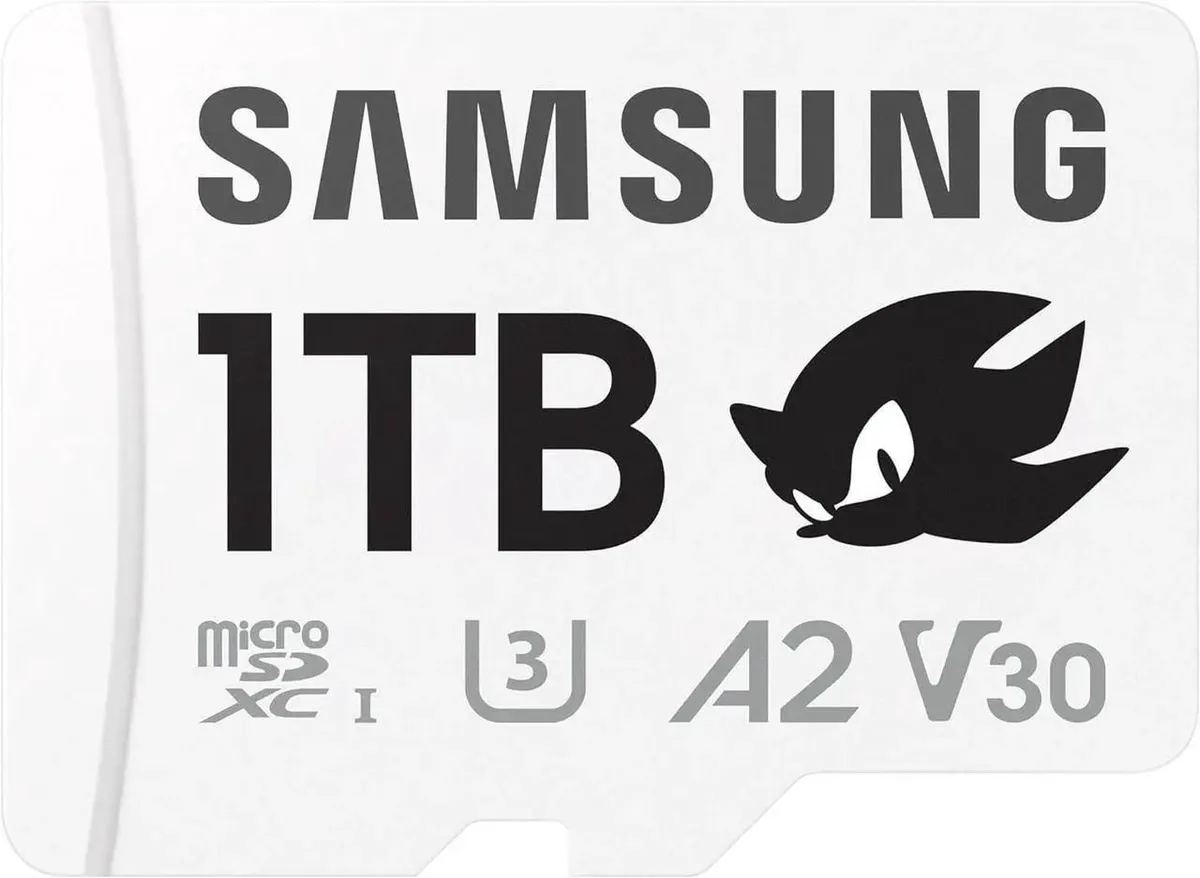 SAMSUNG SAMSUNG PRO Plus Sonic The Hedgehog 1TB microSDXC + Adapter — product photo