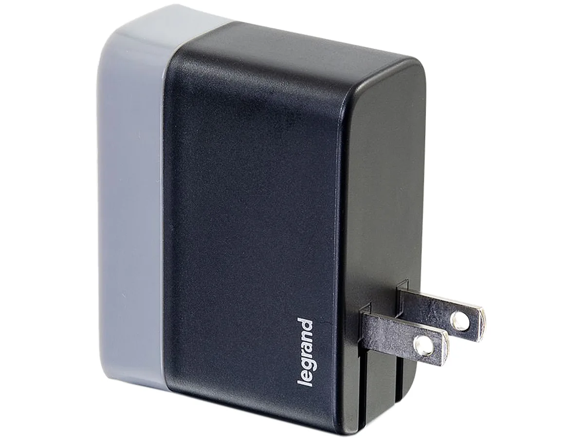 Cables To Go Cables To Go 20280 2-Port USB-C + USB-A Wall Charger 5.4A Black — product photo