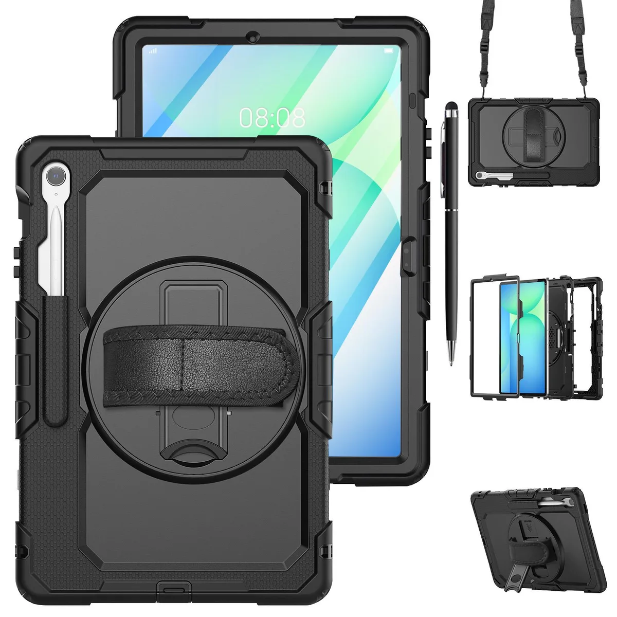 Werleo Werleo Tablet Case Samsung Galaxy Tab S10 FE Plus 13.1 2025 Black — product photo