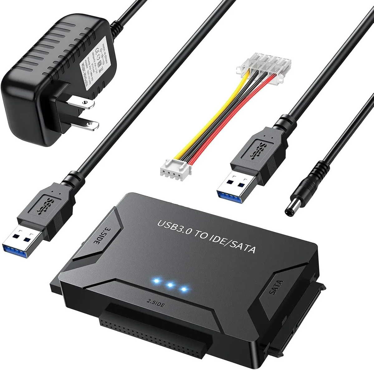 Hitoor Hitoor USB 3.0 to IDE/SATA Adapter 2.5/3.5 hard drive adapter — product photo