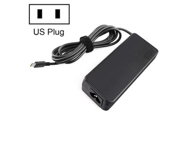 LORDWORLD LORDWORLD 20V 3.25A 65W USB-C Power Adapter US Plug — product photo