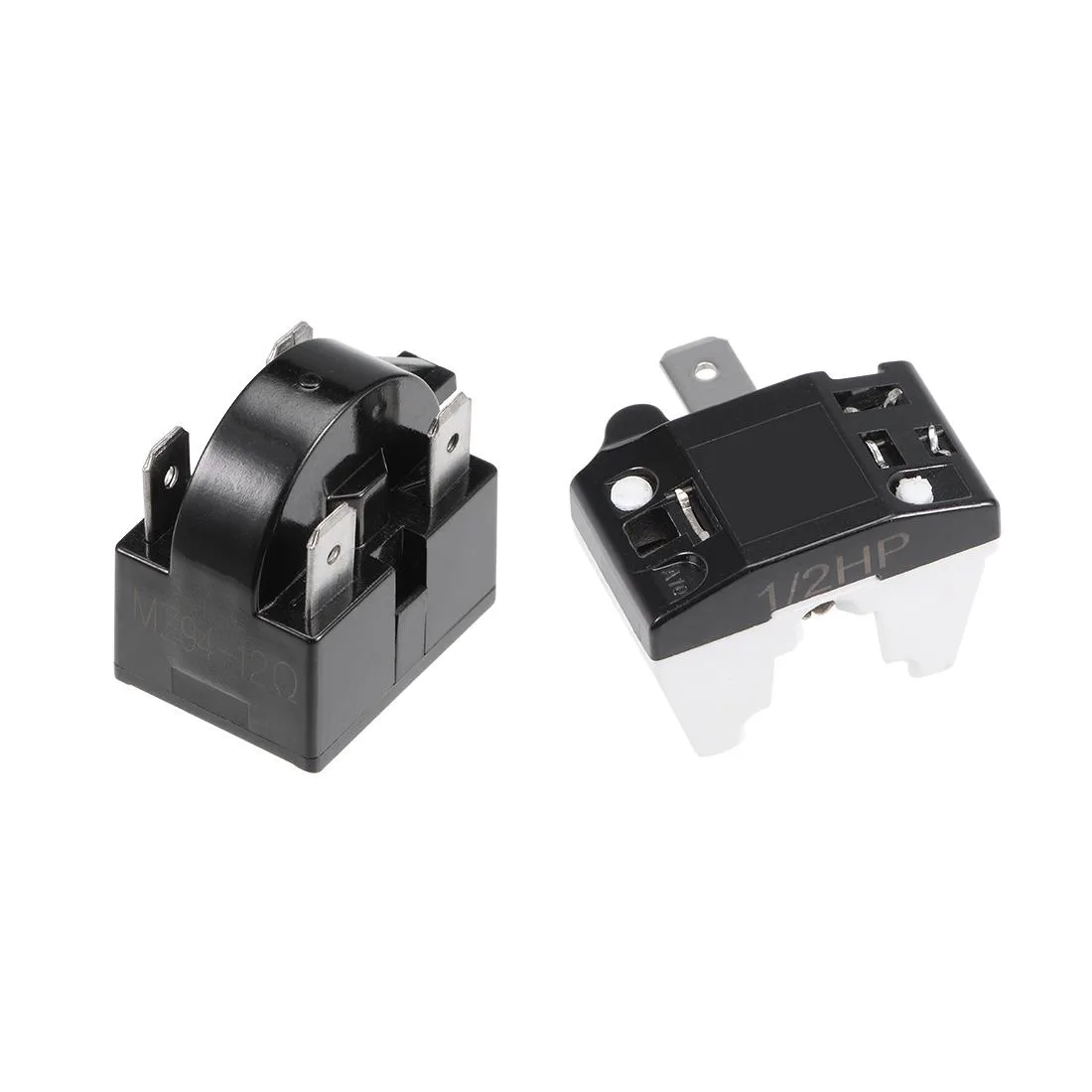 Unique-Bargains Unique-Bargains Refrigerator PTC Starter Relay 12 Ohm 4 Pin + Thermal Overload Protector 1/2HP 375W — product photo