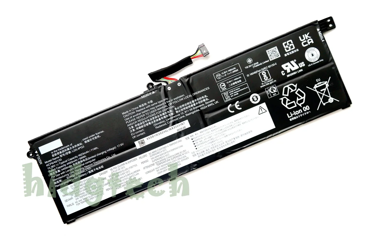 Beisite Beisite L22B4PG3 L22C4PG3 L22D4PG3 L22L4PG3 L22M4PG3 71Wh 15.36V laptop battery ThinkBook 16 G5+ Ryzen Edition — product photo