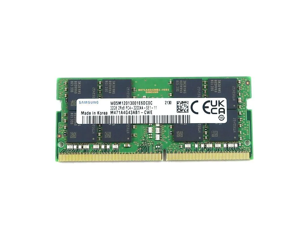 SAMSUNG SAMSUNG M471A4G43AB1-CWE_UA 32GB DDR4 3200MHz 260-Pin SO-DIMM accessory — product photo