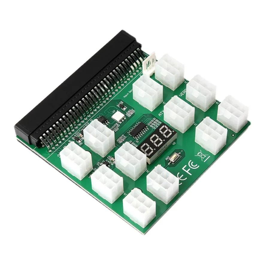 YINGHUA YINGHUA 17-Port 6-Pin LED Mining PSU Breakout Board 1200W/750W — product photo