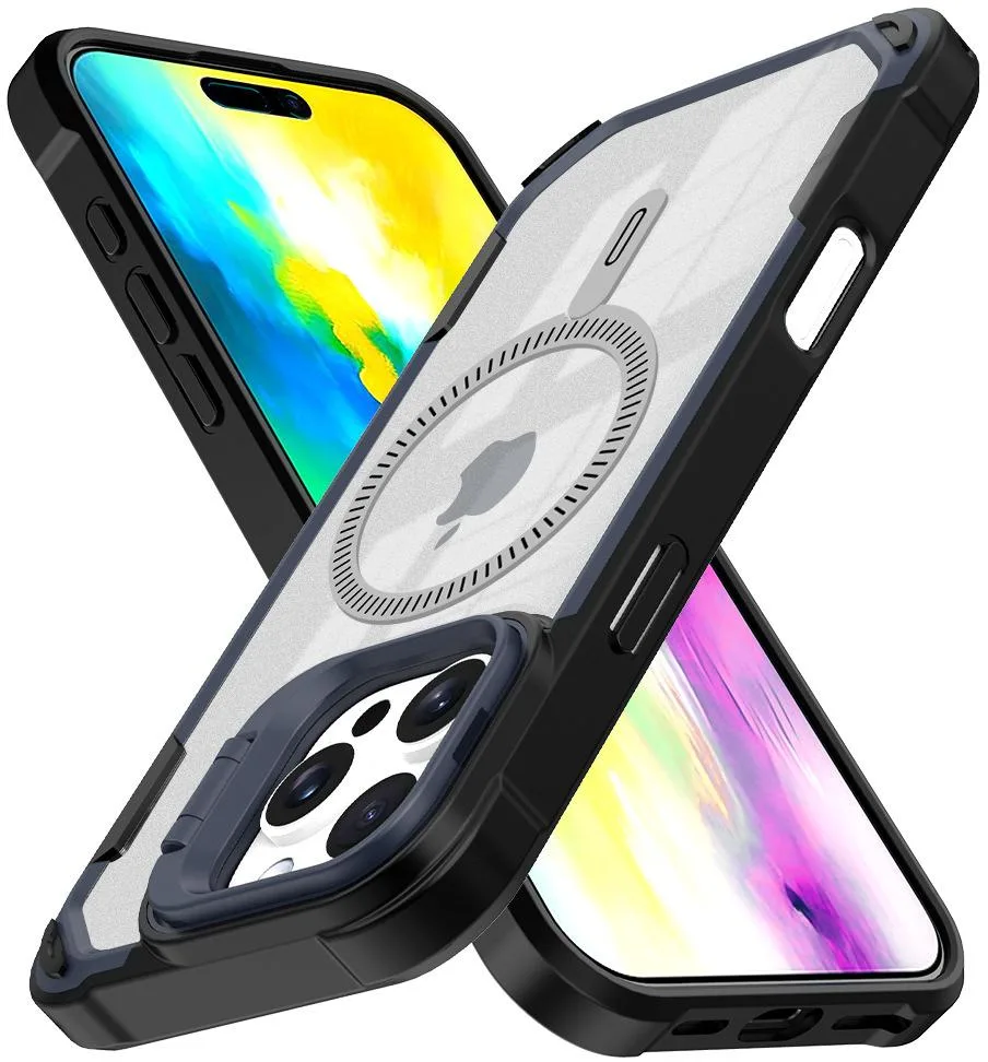 Nakedcellphone Nakedcellphone CamStand Hybrid Case iPhone 16 Pro Hale Navy Black — product photo