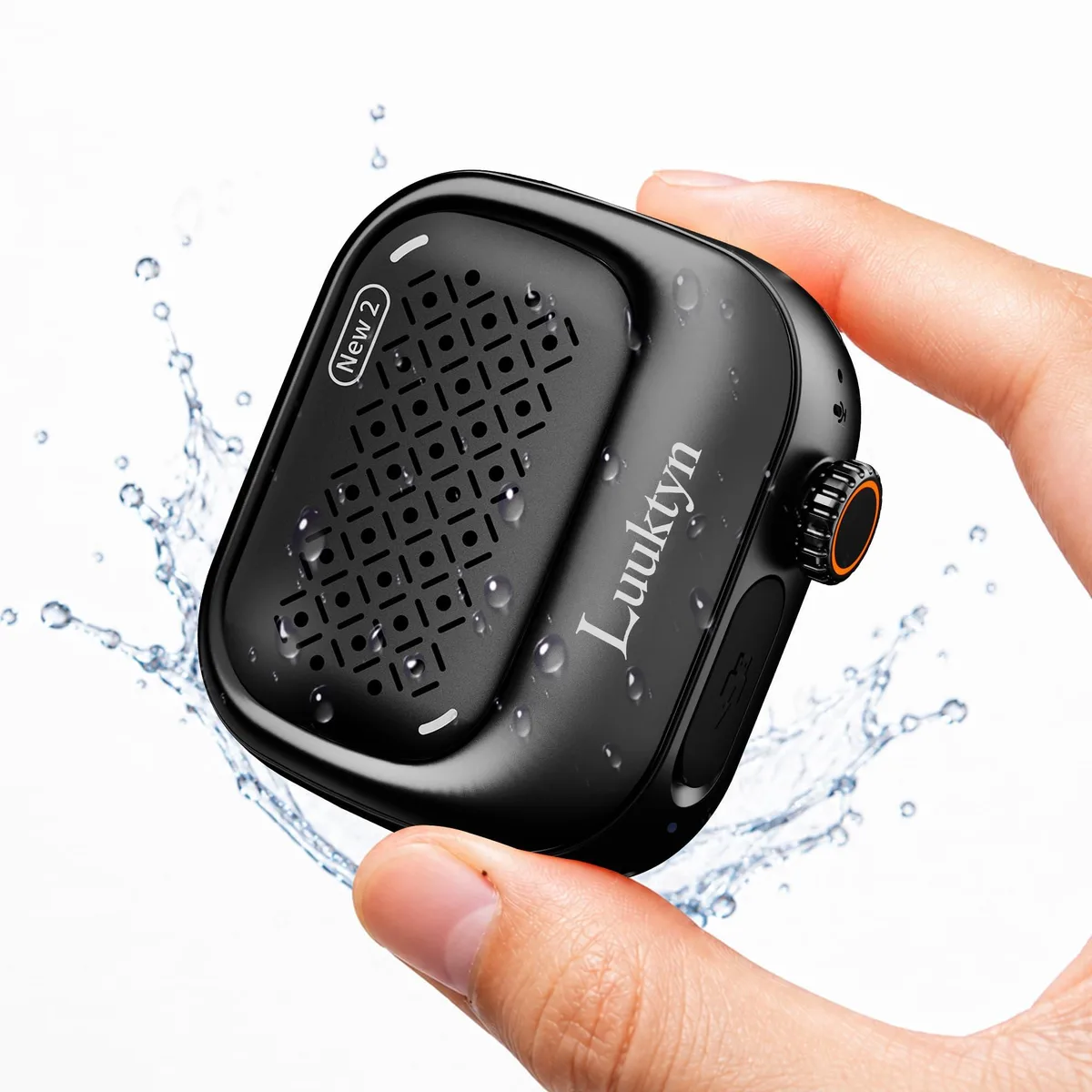 LUUKTYN New2 Wearable Speaker Black 43.66g IP69 20H 60m — product photo
