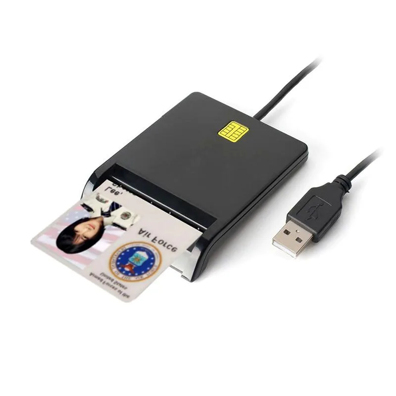 Hetai Tech Hetai Tech USB 2.0 Smart Card Reader 8-in-1 1.5m Cable — product photo