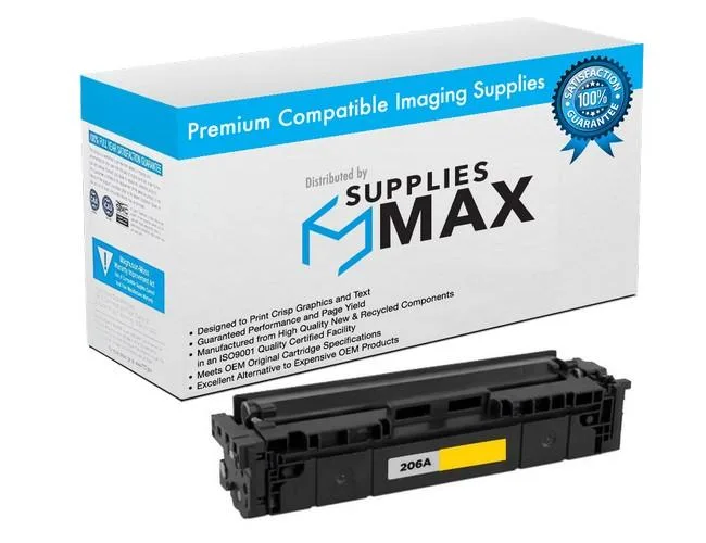 SuppliesMax SuppliesMax HEWW2112A Yellow toner cartridge 1250 pages — product photo
