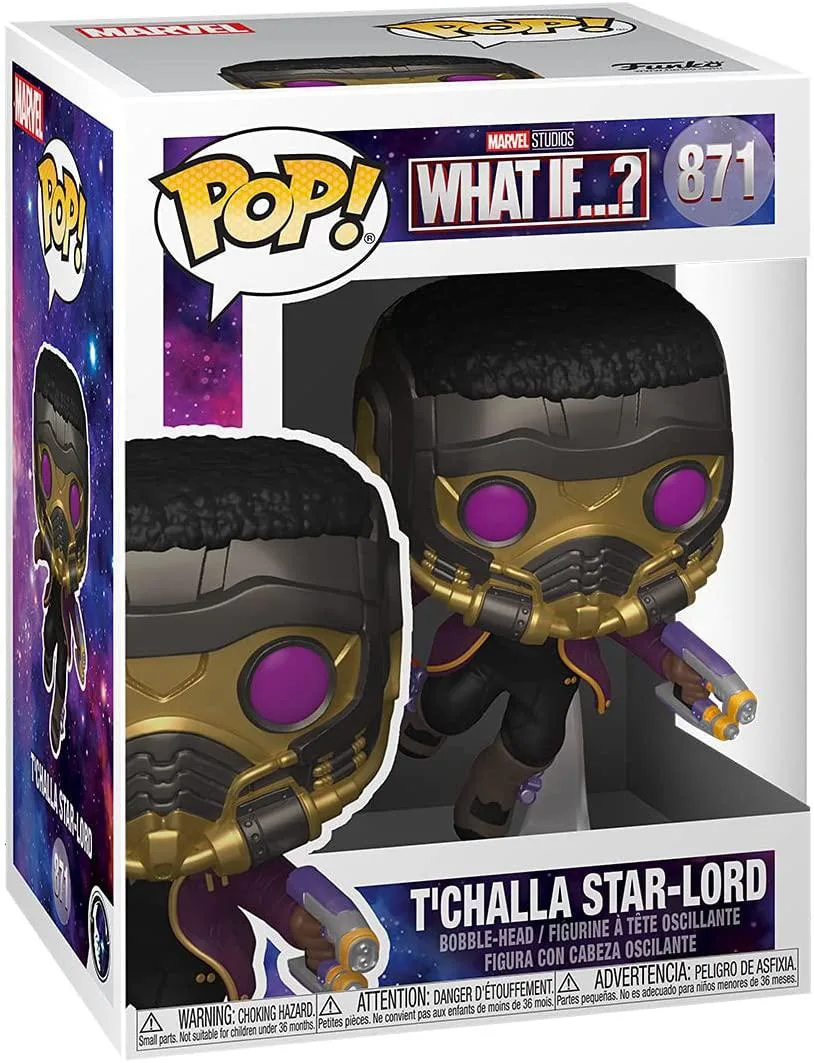 Funko Funko Pop! Marvel 871 T'Challa Star-Lord action figure — product photo