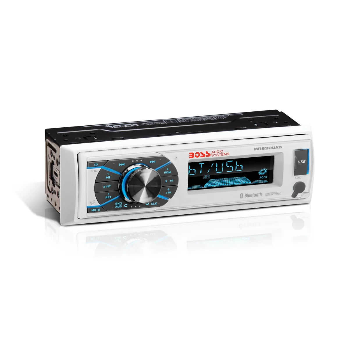  BOSS AUDIO MR632UAB Marine Receiver White 50W 4ch — product photo