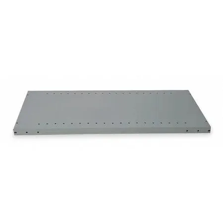 Dark grey powder-coated steel shelf, 36 by 18 inches, pack of five