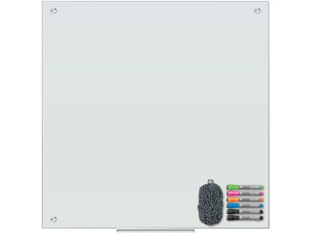 U Brands U Brands 3971U00-01 Magnetic Glass Dry Erase Board 36 x 36 White — product photo