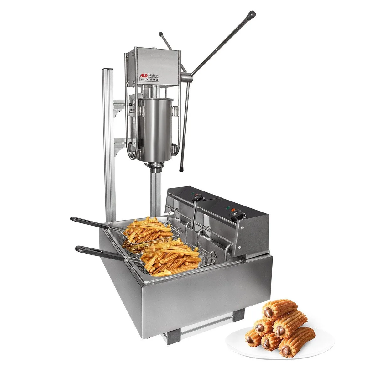ALDKitchen ALDKitchen A-FCM15 15L Deep Fryer with Stand — product photo