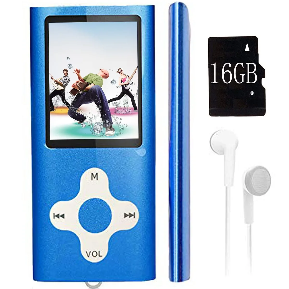 Xidehuy MP-BLUE*13 16 GB MP3 player 1.8" LCD Blue — product photo