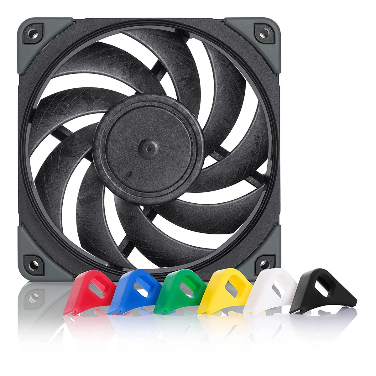 Noctua Noctua NF-A12x25-PWM-CH-BK-S 120mm case fan 25mm 2000 RPM 60 CFM 22.6 dB(A) 4-pin black — product photo