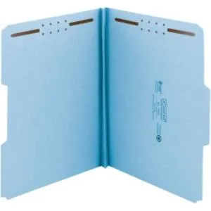 Smead Smead 15000 Fastener Folder Blue 25 Box 1" Expansion 2 Fasteners 25 pt Letter Size accessory — product photo