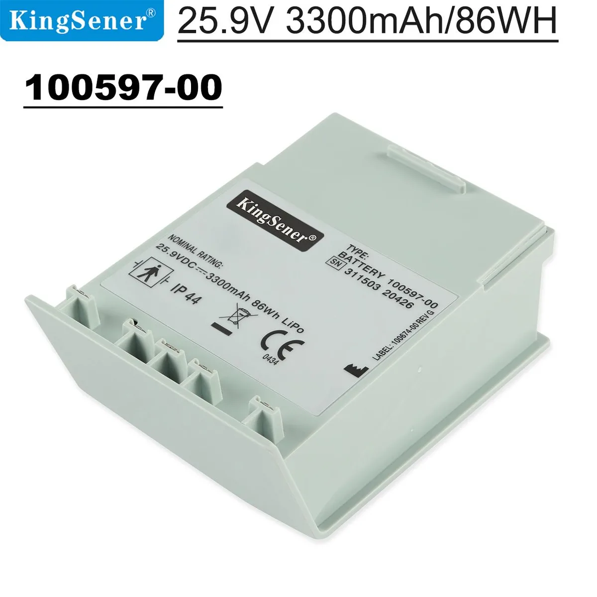 KingSener KingSener 100597-00 laptop battery 25.9V 3300mAh 86Wh — product photo