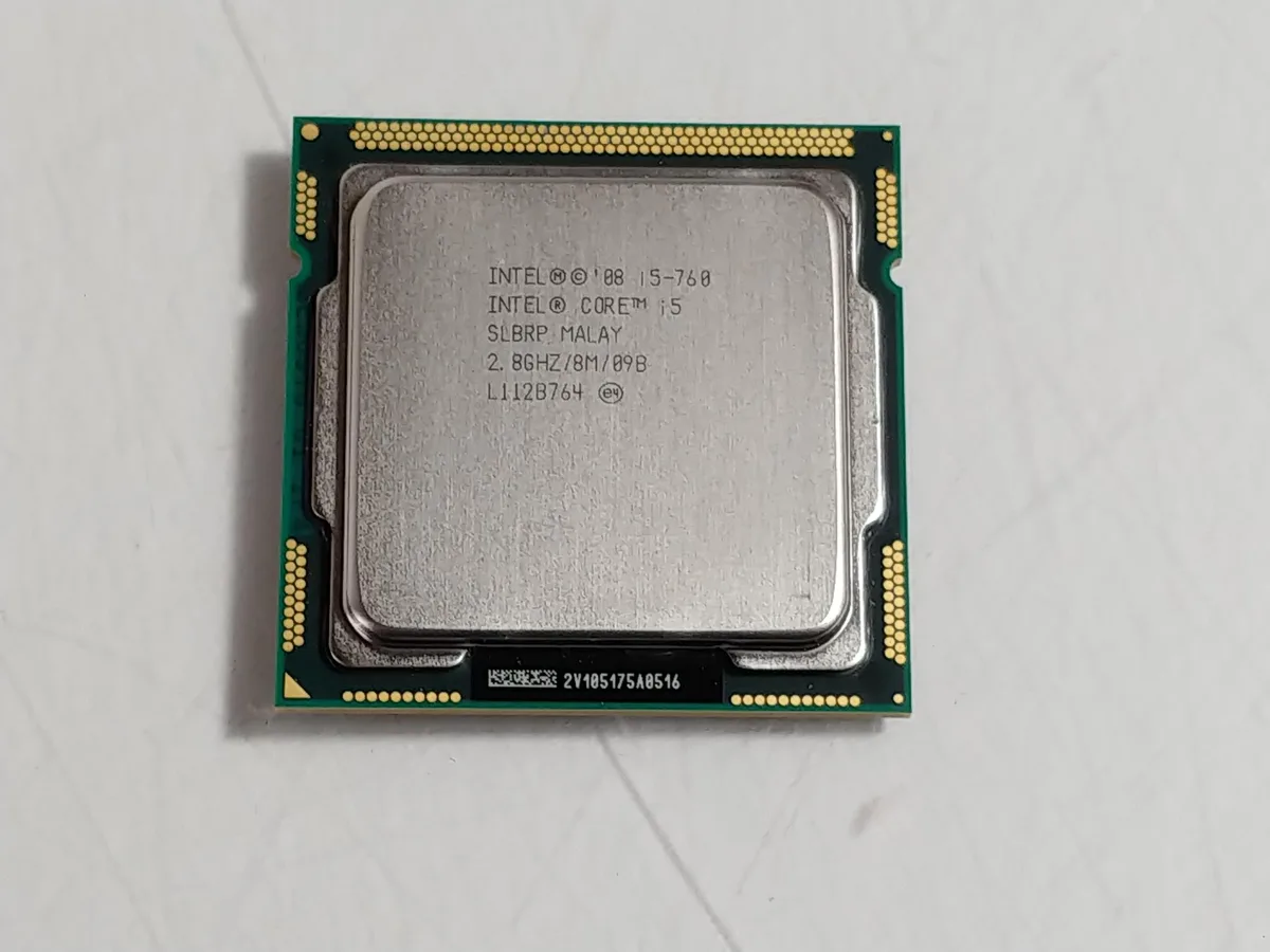 Intel Intel Core i5-760 2.8GHz LGA 1156 SLBRP cpu accessory — product photo