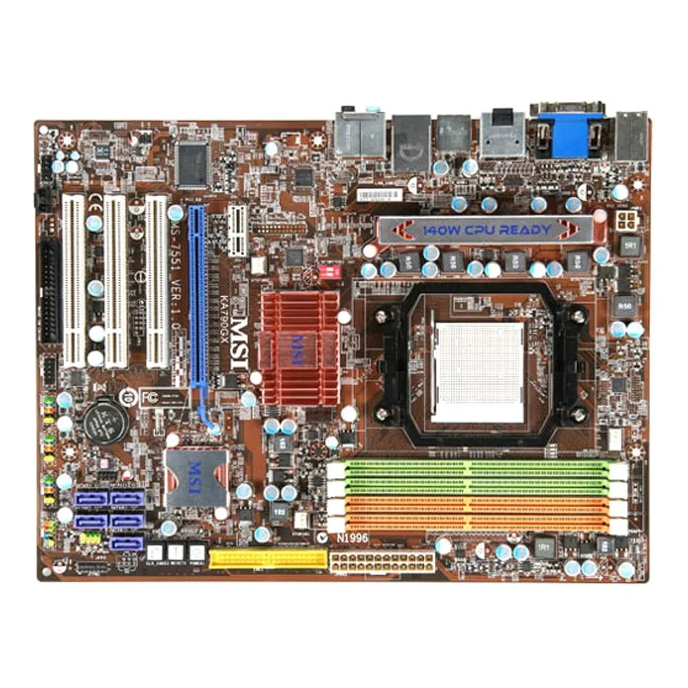 MSI MSI KA790GX AM2/AM2+ DDR2 8GB AMD motherboard — product photo