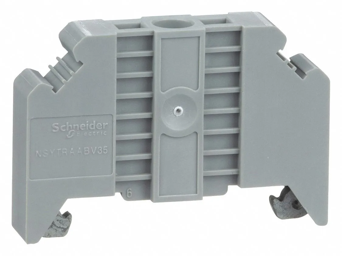 Schneider Electric Schneider Electric NSYTRAABV35 DIN Rail End Clamp Screw Mount 1.99 in — product photo