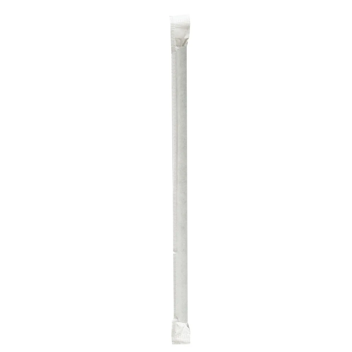 Wrapped black paper straws in bulk packaging