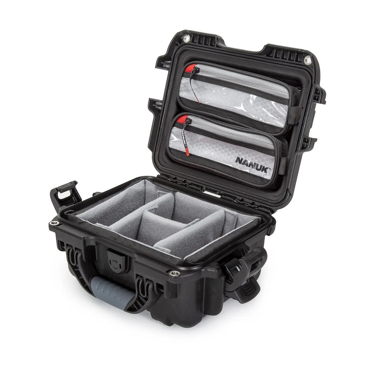 NANUK NANUK 905 Pro Waterproof Hard Case IP67 with Lid Organizer and Padded Divider, Black — product photo