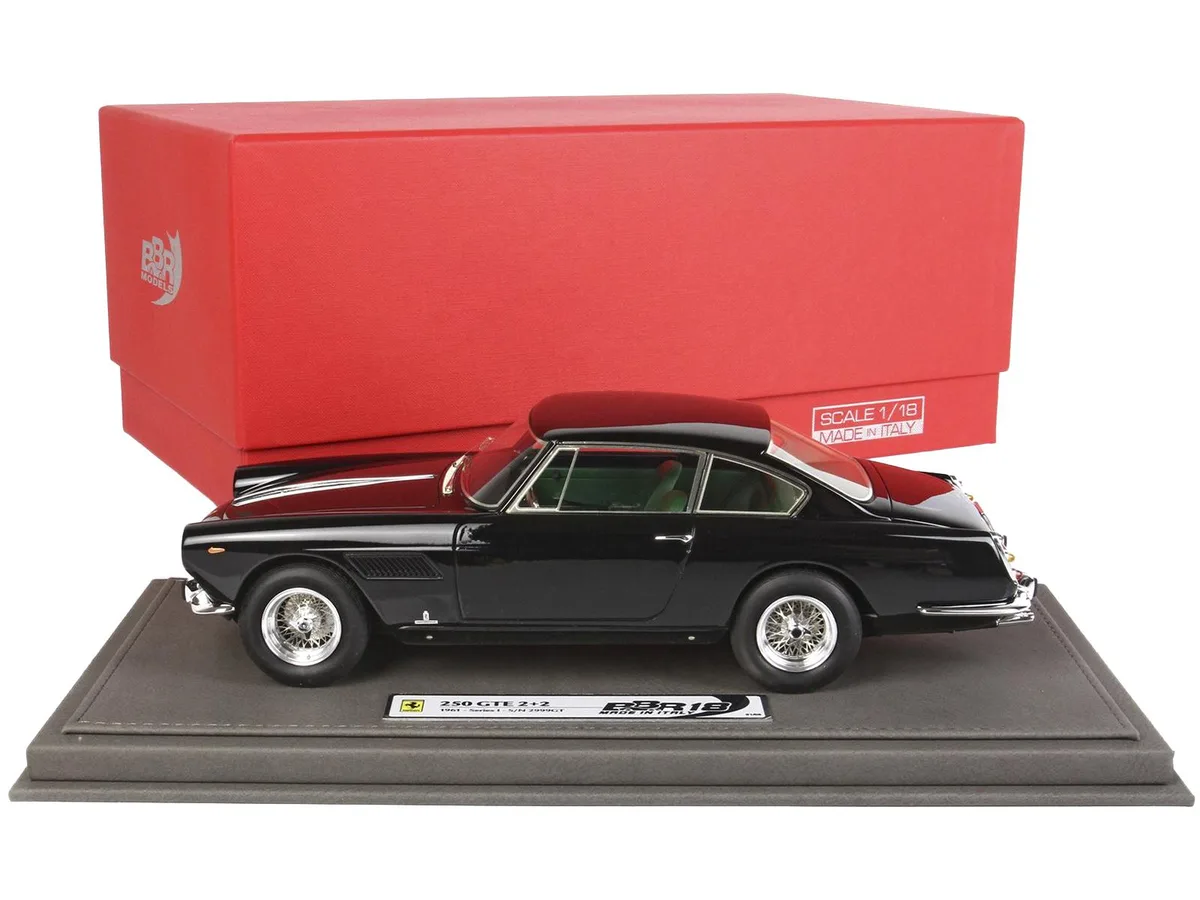 BBR BBR 1961 Ferrari GTE 2+2 1/18 Black Green 68pcs — product photo