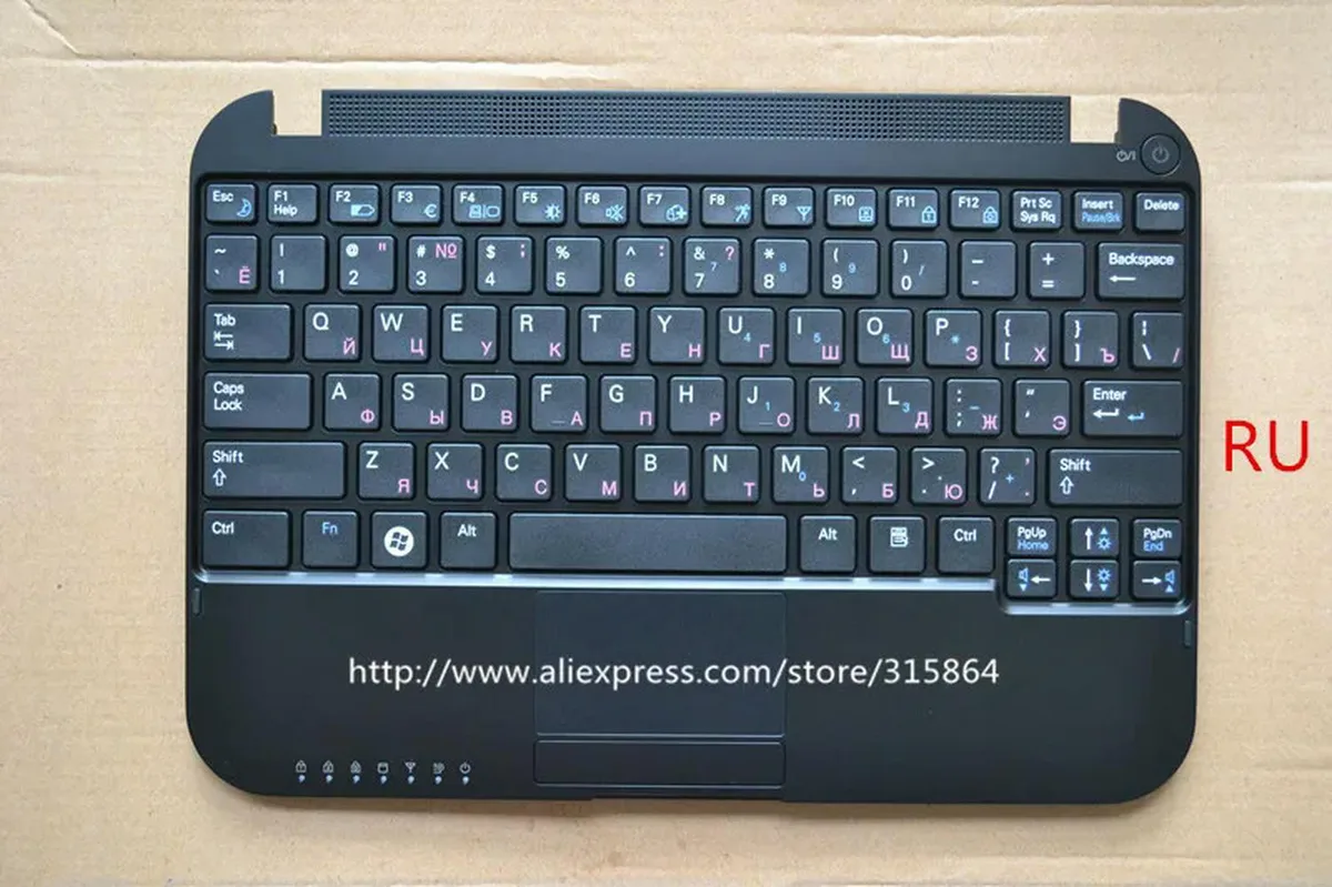 OIAGLH OIAGLH Russian RU/UK/US/Korean Laptop Keyboard for N310 N315 Black — product photo