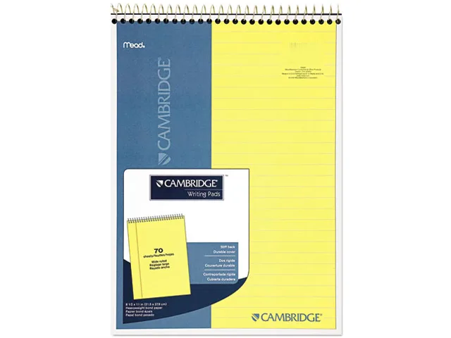 Mead Mead 59880 Legal Pad, Canary, 70 Sheets — product photo