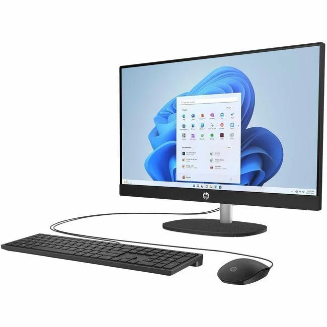 HP HP 24-cr0430 All-in-One Desktop PC Intel i3-N300 8GB 256GB SSD 23.8" FHD Jet Black — product photo