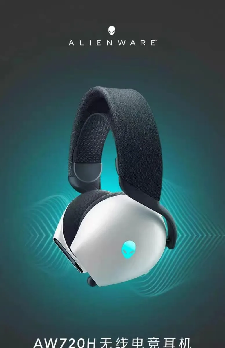 HXSJ HXSJ AW720H headset 2.4 GHz 3.5 mm white — product photo