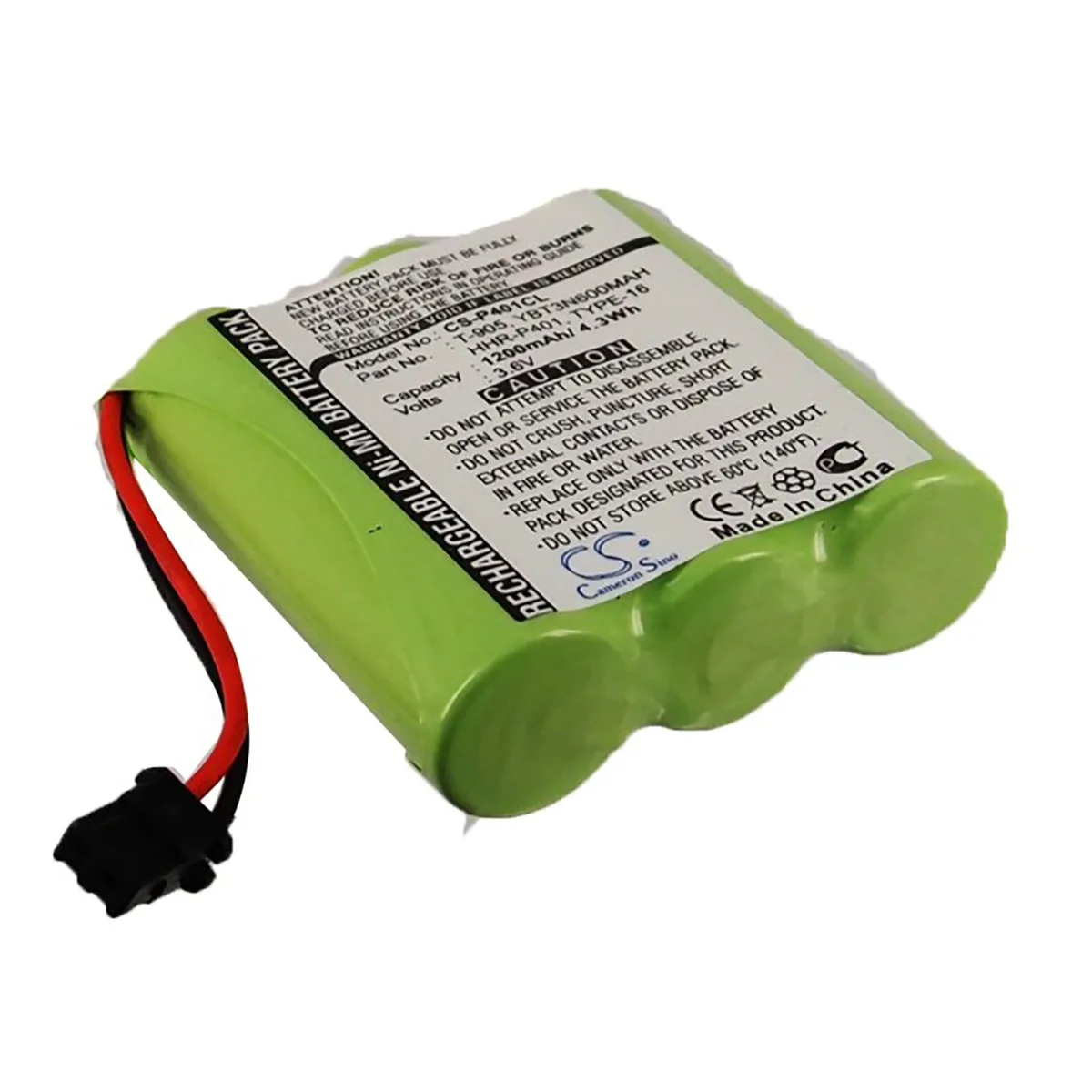 Cameron &amp; Co Cameron &amp; Co DS-CS-P401CL Ni-MH 1.2 Ah telephone accessory — product photo