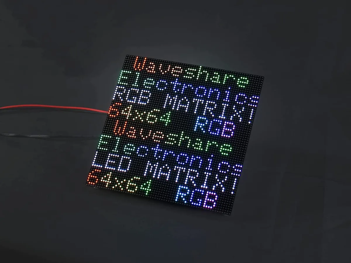 WaveShare WaveShare Flexible RGB LED Matrix Panel 64×64 3mm 4096 LEDs — product photo