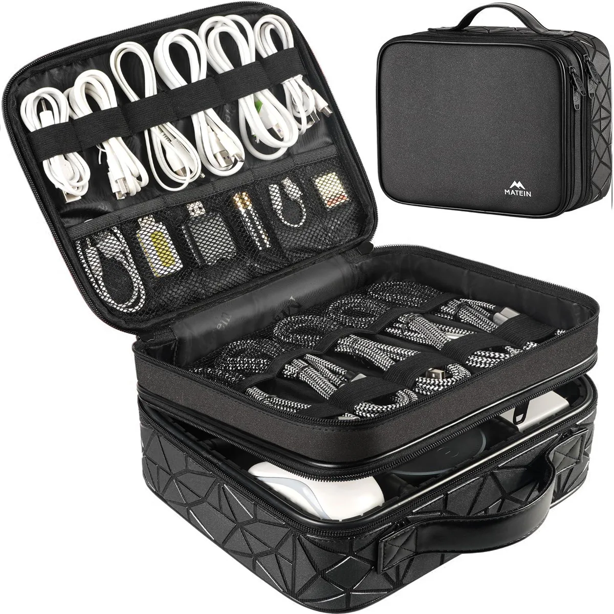  Fender 125101BLK Cord Organizer Case 13x10x4.72in Black — product photo