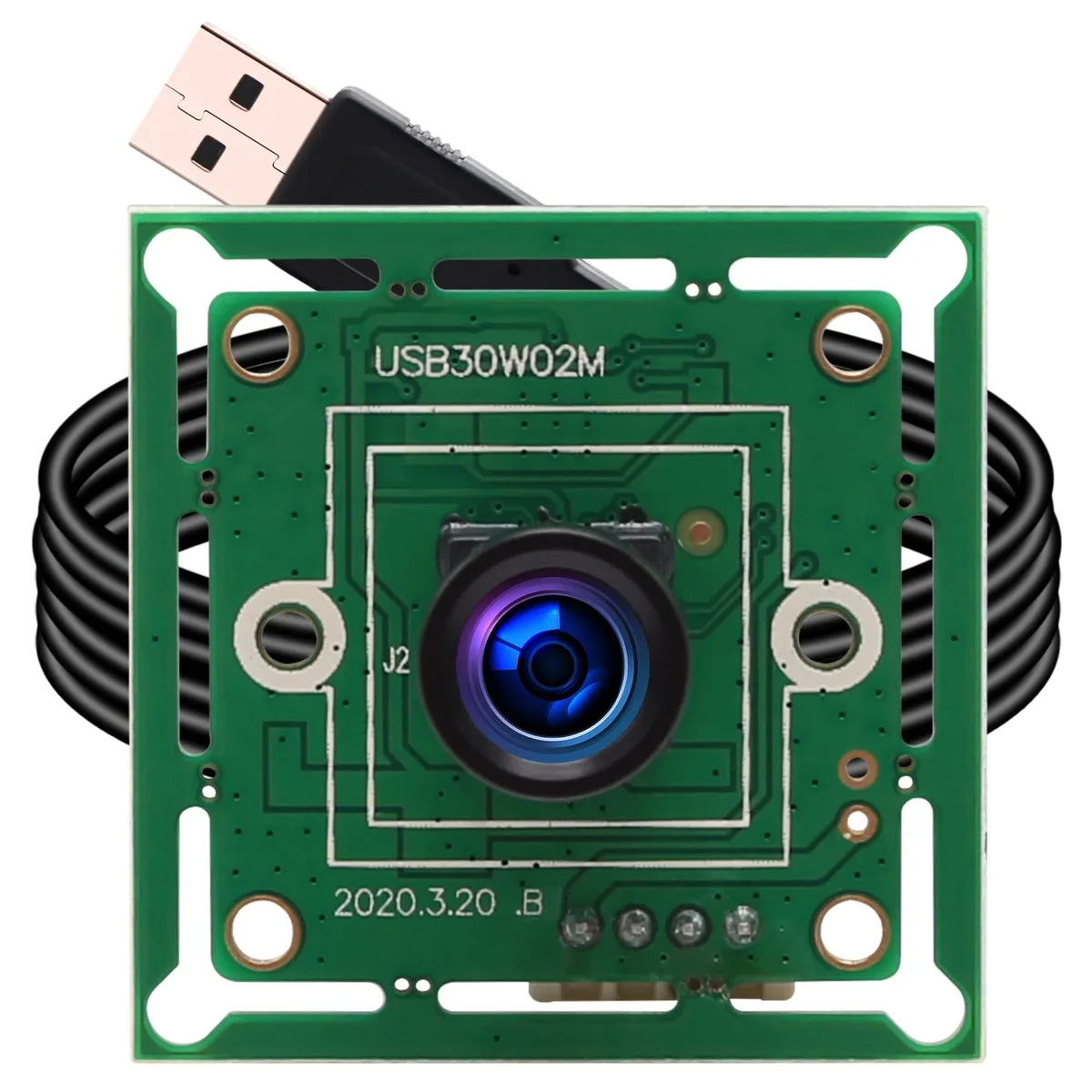 AOSU AOSU 100° Wide-Angle USB 2.0 Webcam 640x480 60fps OV7725 — product photo