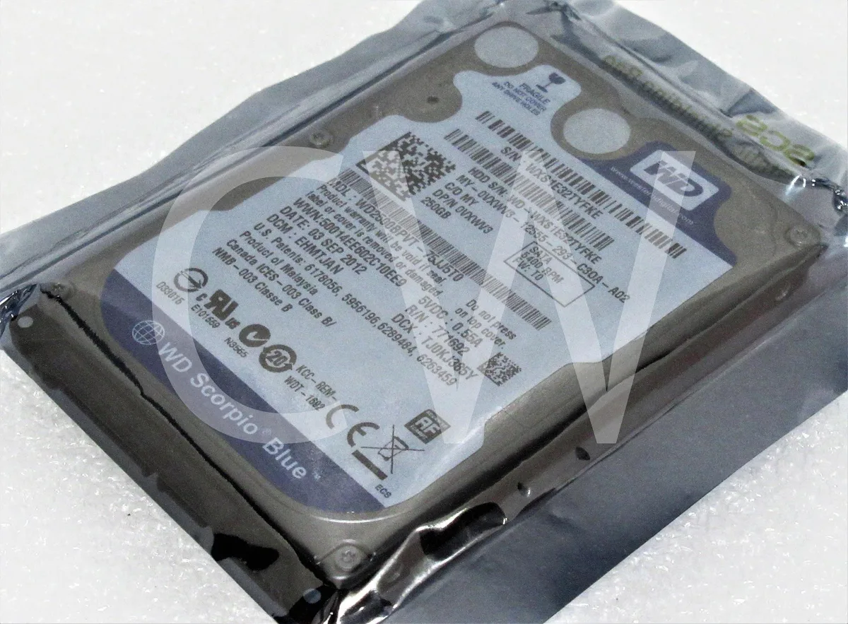 Western Digital Western Digital Scorpio Blue WD2500BPVT 250GB 5400RPM 2.5" SATA — product photo