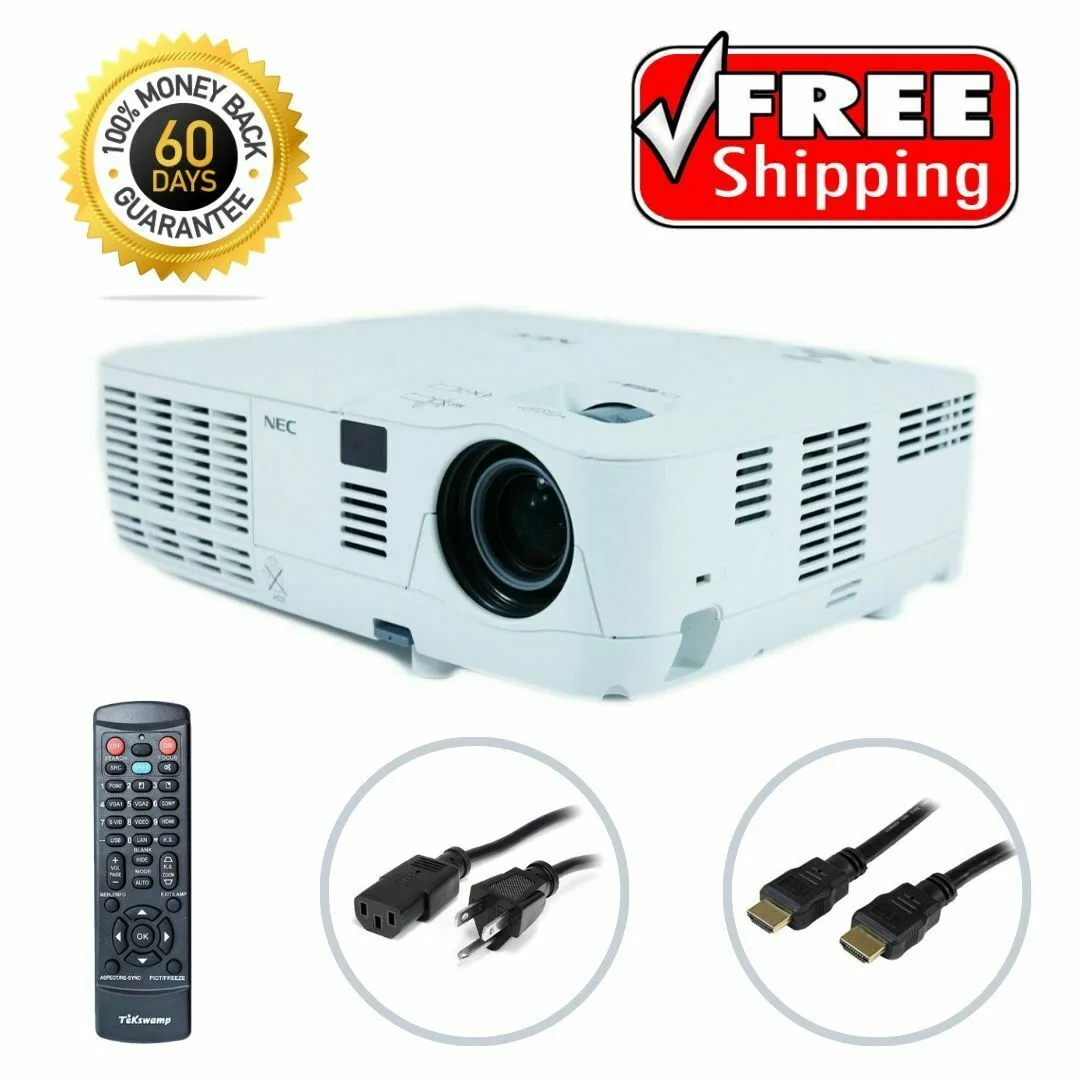 NEC NEC NP-V260X DLP home theater projector 2600 lumens 1024x768 — product photo