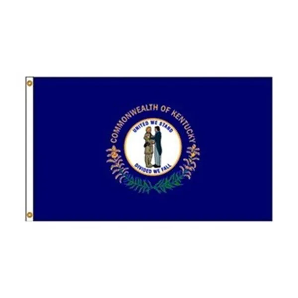 Kentucky state flag 4x6 ft nylon with header and grommets