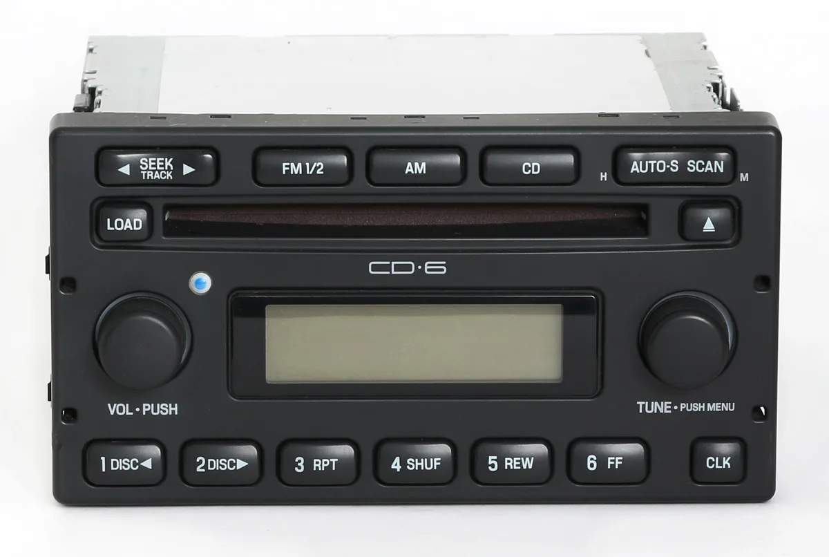 1 Factory Radio 1 Factory Radio 5L8T-18C815-EC receiver AM FM 6 CD Bluetooth 2005-2007 Ford Escape Mercury Mariner — product photo